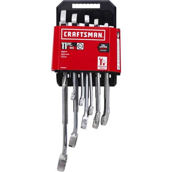 Craftsman SAE Combination Wrench Set 11 pc CMMT87018 - Image 4
