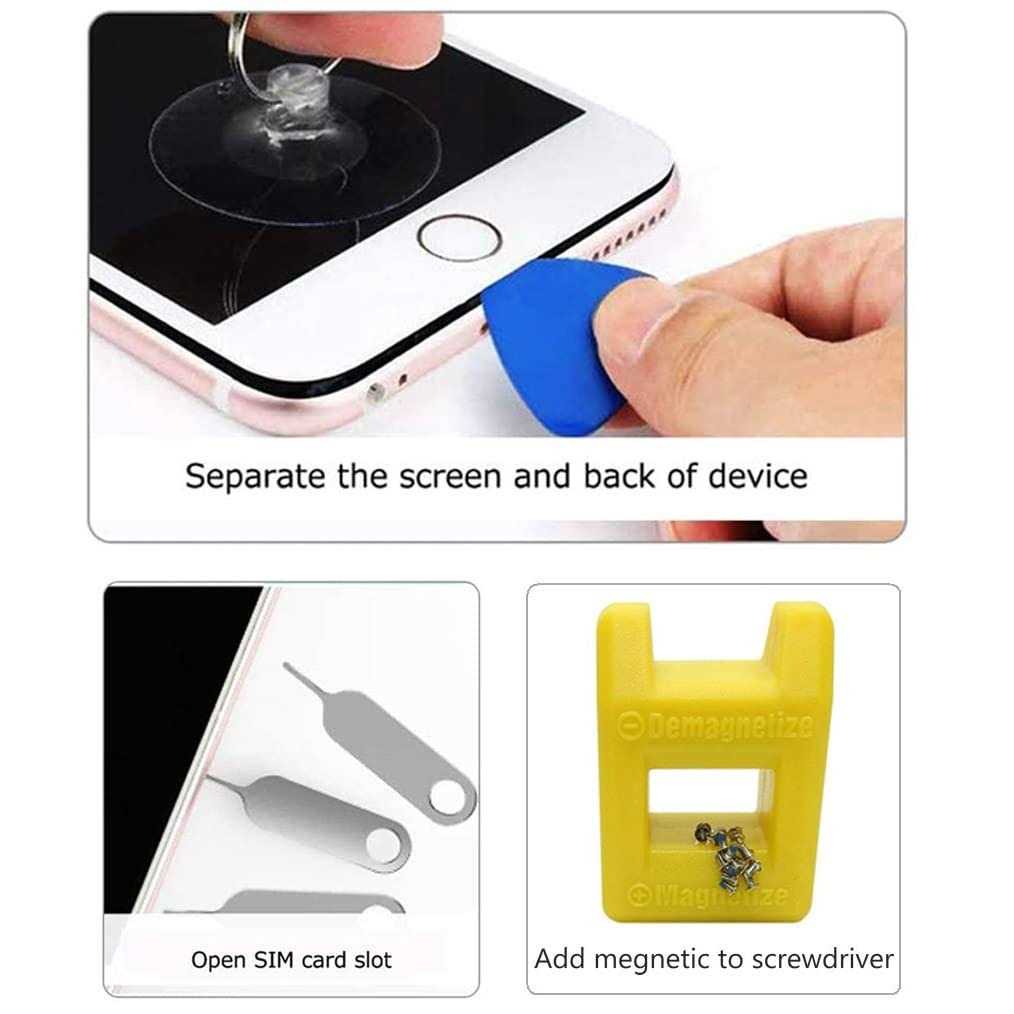 0.6mm Y Shape Tri-point Y000 Tri-point Triwing Screwdriver Tool Kit Compatible with Apple iPhone 7 7Plus iPhone 8 iPhone 8 Plus iPhone X,iPhone XR - Image 5