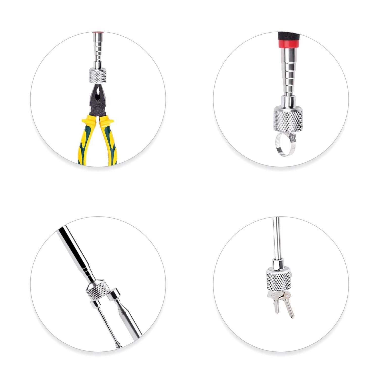 Awpeye Magnetic Pick Up Tool 4 Pack Telescopic Magnet Stick Birthday Gifts for Men - Image 2