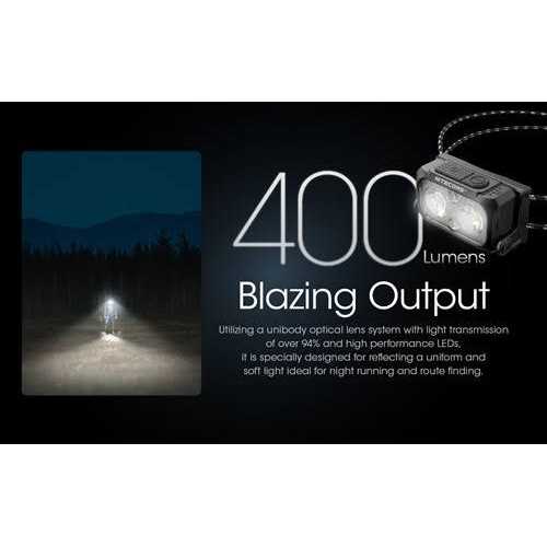 Nitecore NU25 UL 400 Lumens Ultralight Rechargeable Headlamp - Image 5