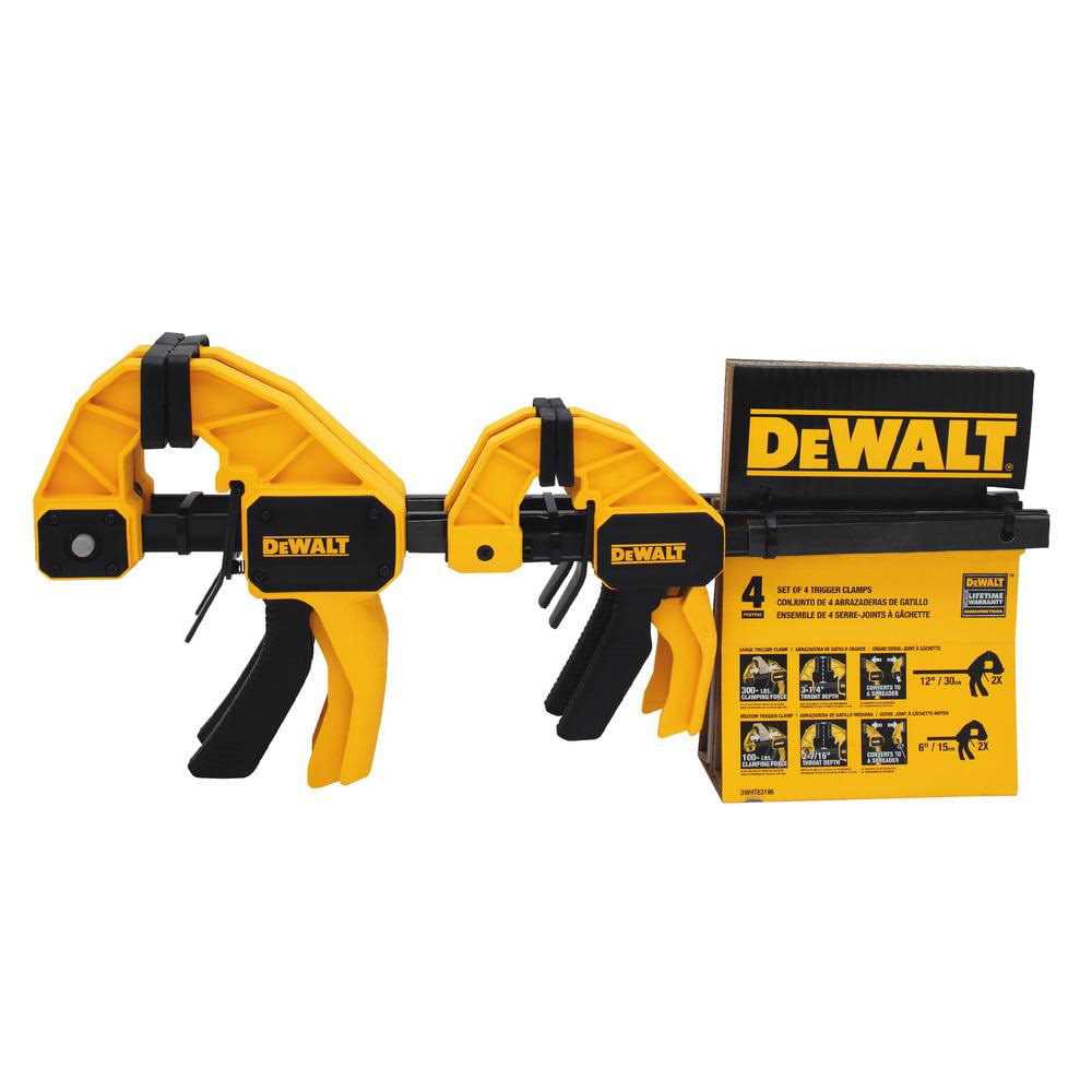 Dewalt DWHT83196 Medium and Large Trigger Clamps - Image 3