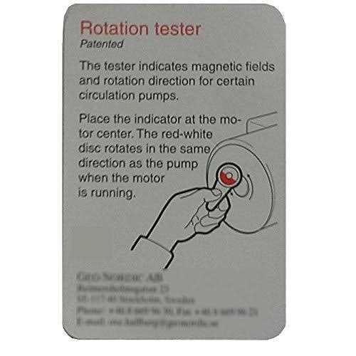 Geonordic Rotation Tester and AC Detector for Circulating Pumps etc - Image 2