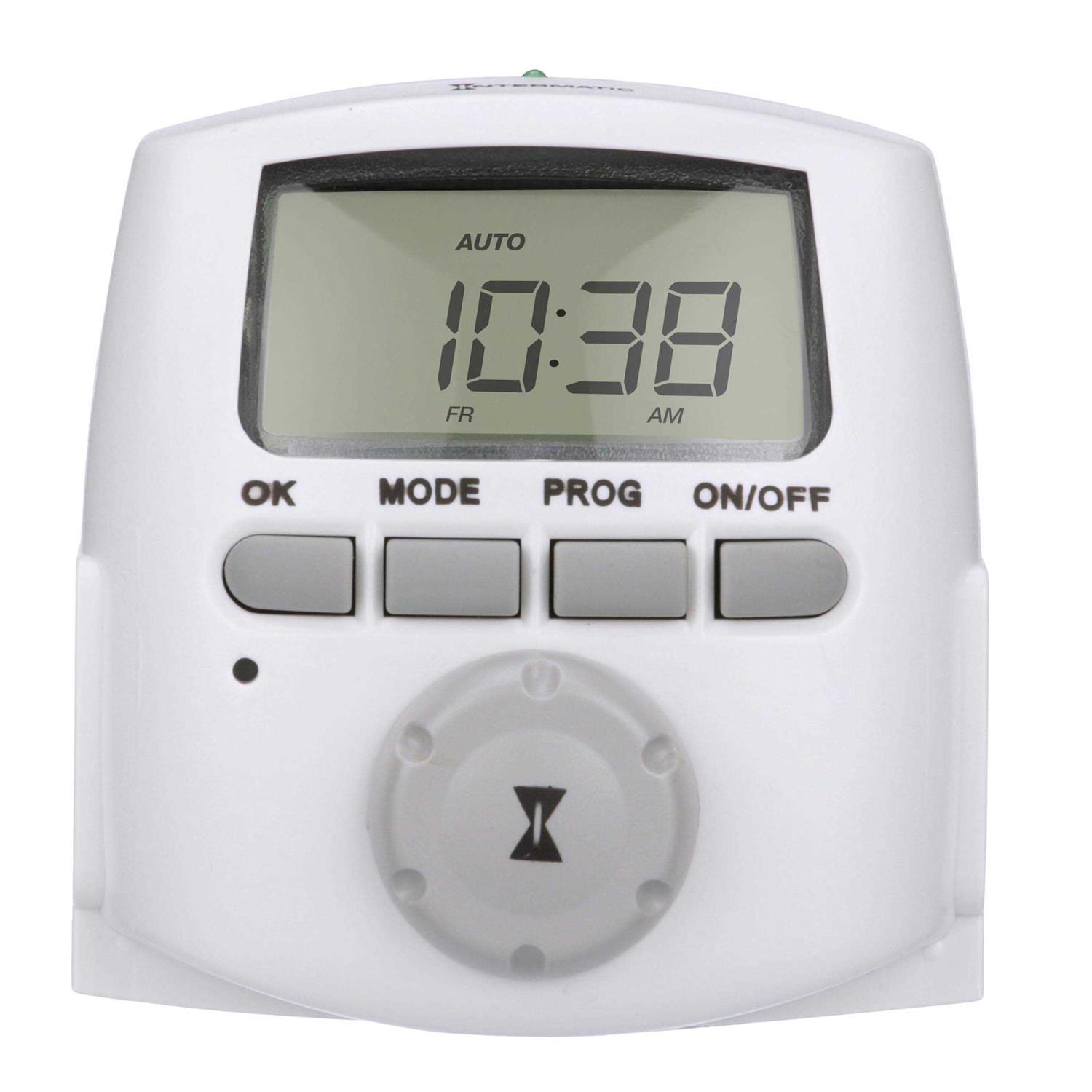 Intermatic DT620 Heavy Duty Indoor Digital Plug-In Timer