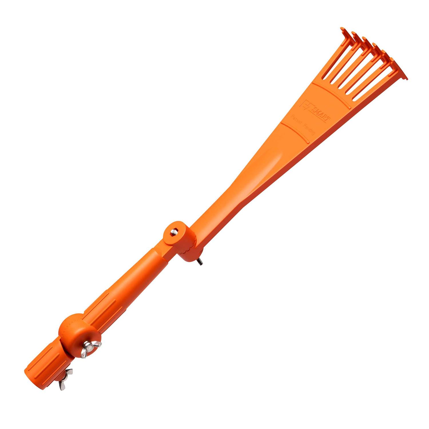 EZ Smart Tools 16.75 in. 6 Tine Poly Rake Poly Handle - Image 2