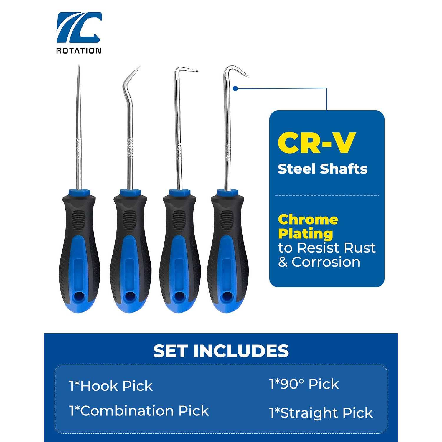 Rotation Precision Hook and Pick Set for Automotive - Image 4