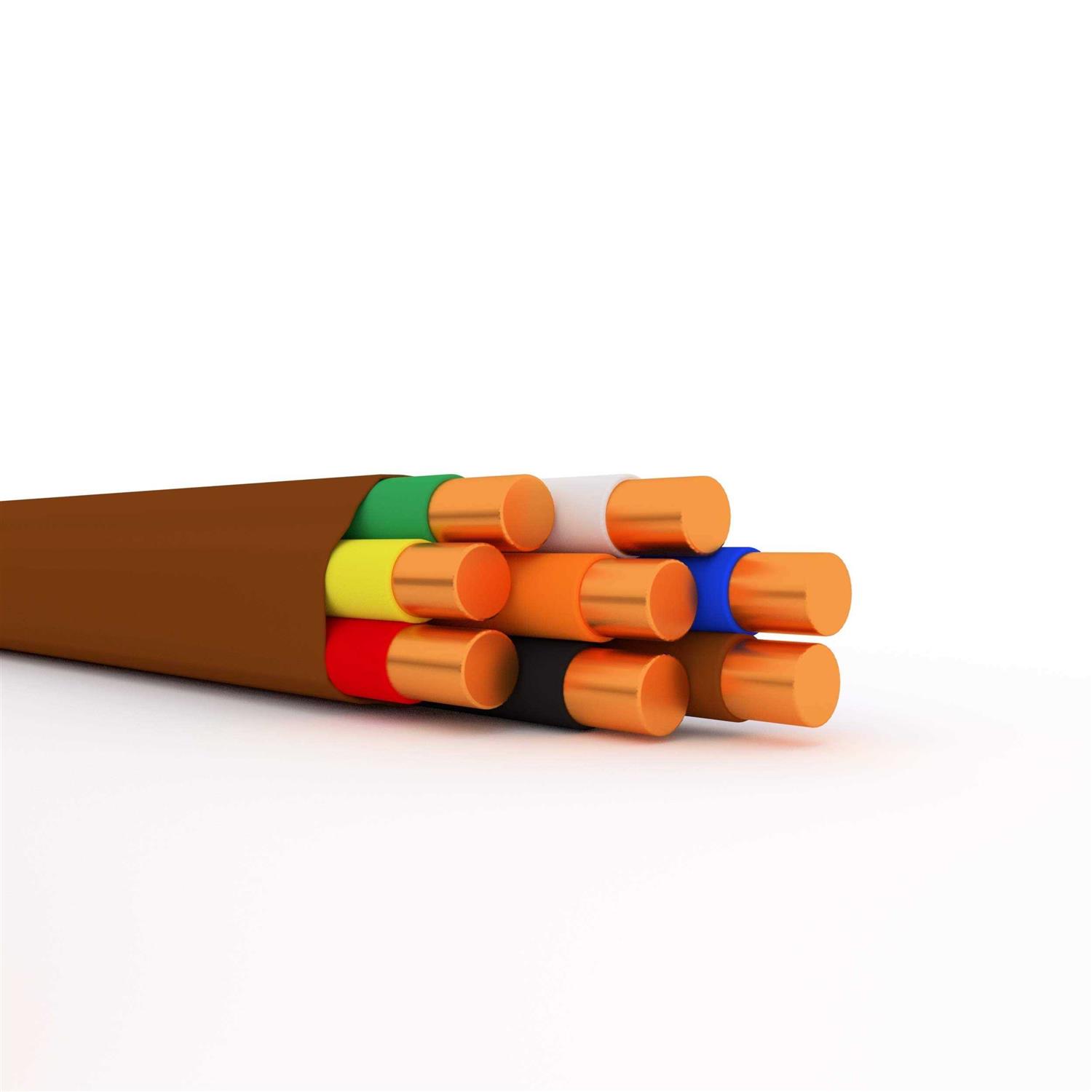 The Cimple CO Thermostat Wire 18/5 Brown Solid Copper 18 Gauge - Image 3