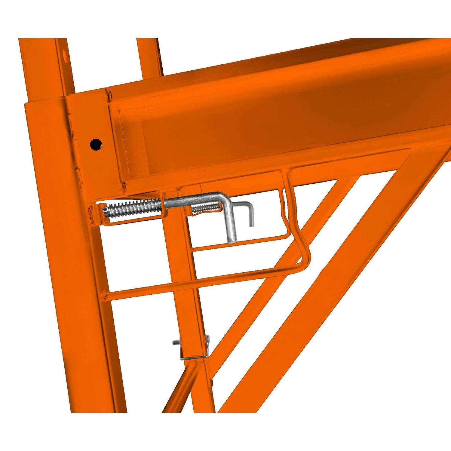 WEN 31110T Baker-Style 6.25 ft. Multi-Purpose 1000-Pound-Capacity Rolling Steel Scaffolding Individual - Image 4