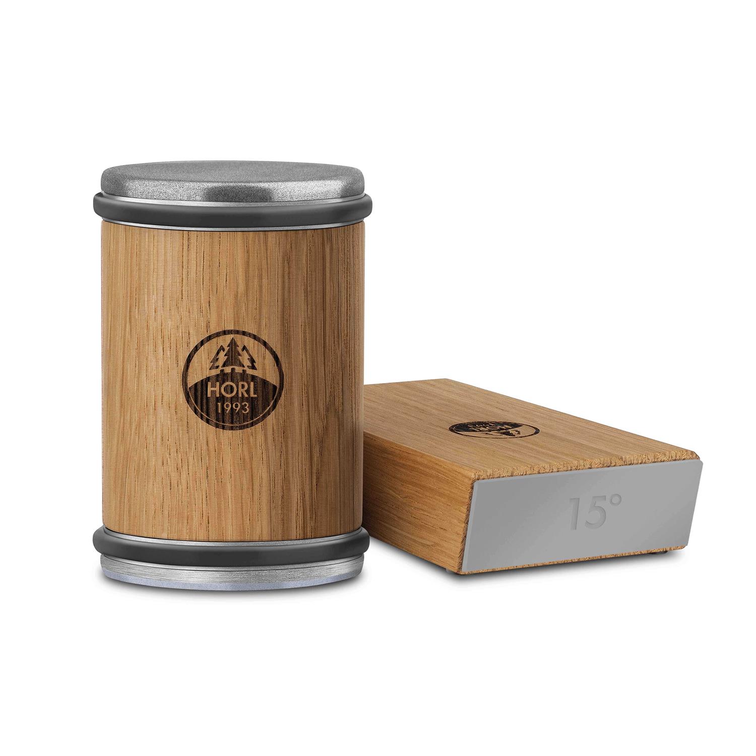 Horl 2 Oak Rolling Knife Sharpener Engineered in Germany for Straight Edge with Industry Diamonds for Steel of any hardness and Magnetic Angle