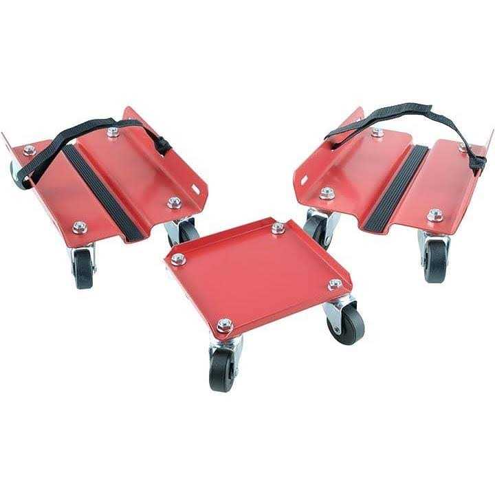 KASTFORCE Snowmobile Dolly Set Max Supporting 1500Lbs with Heavy Duty Straps Firmly Attaching on Skis KF2011 - Image 2