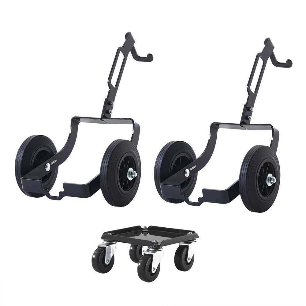 Black Ice Three-Piece Drivable Snowmobile Dolly SNO-6011