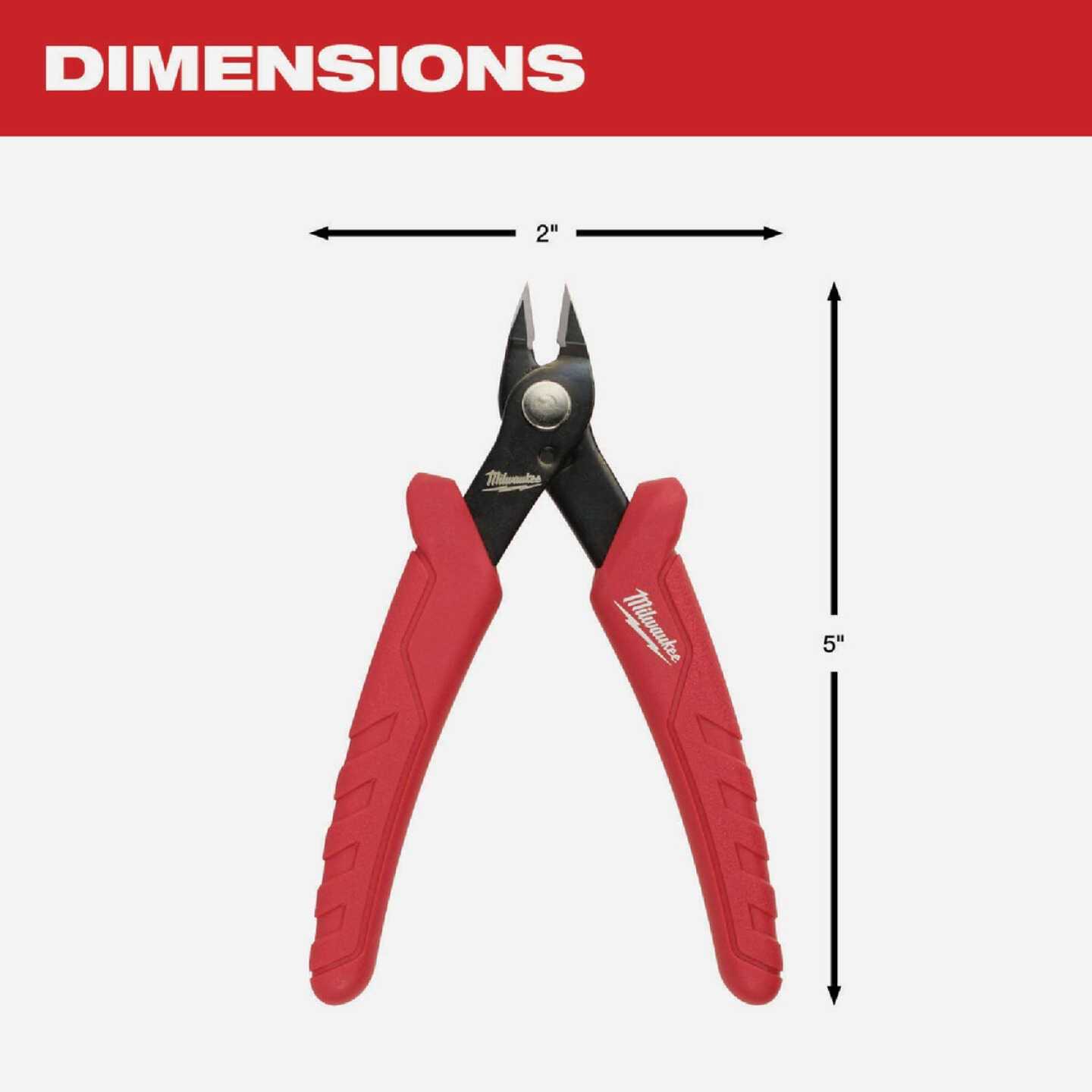 Milwaukee 48-22-6105 Mini Flush Cutters - Image 2