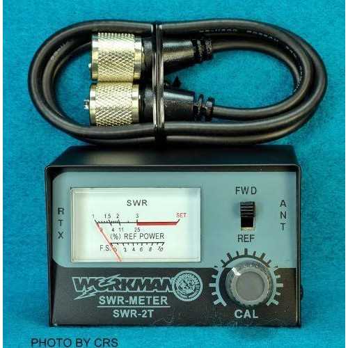 Workman SWR METER for CB Radio Antennas with 3 Jumper cable SWR2T & CX-3-PL-PL - Image 4