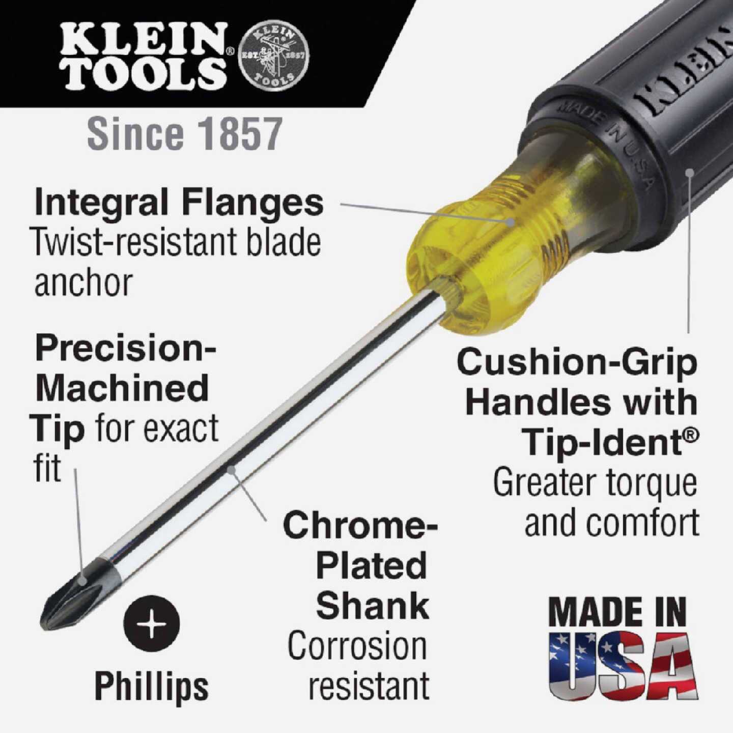 Klein Tools Phillips Screwdriver 603 - Image 2