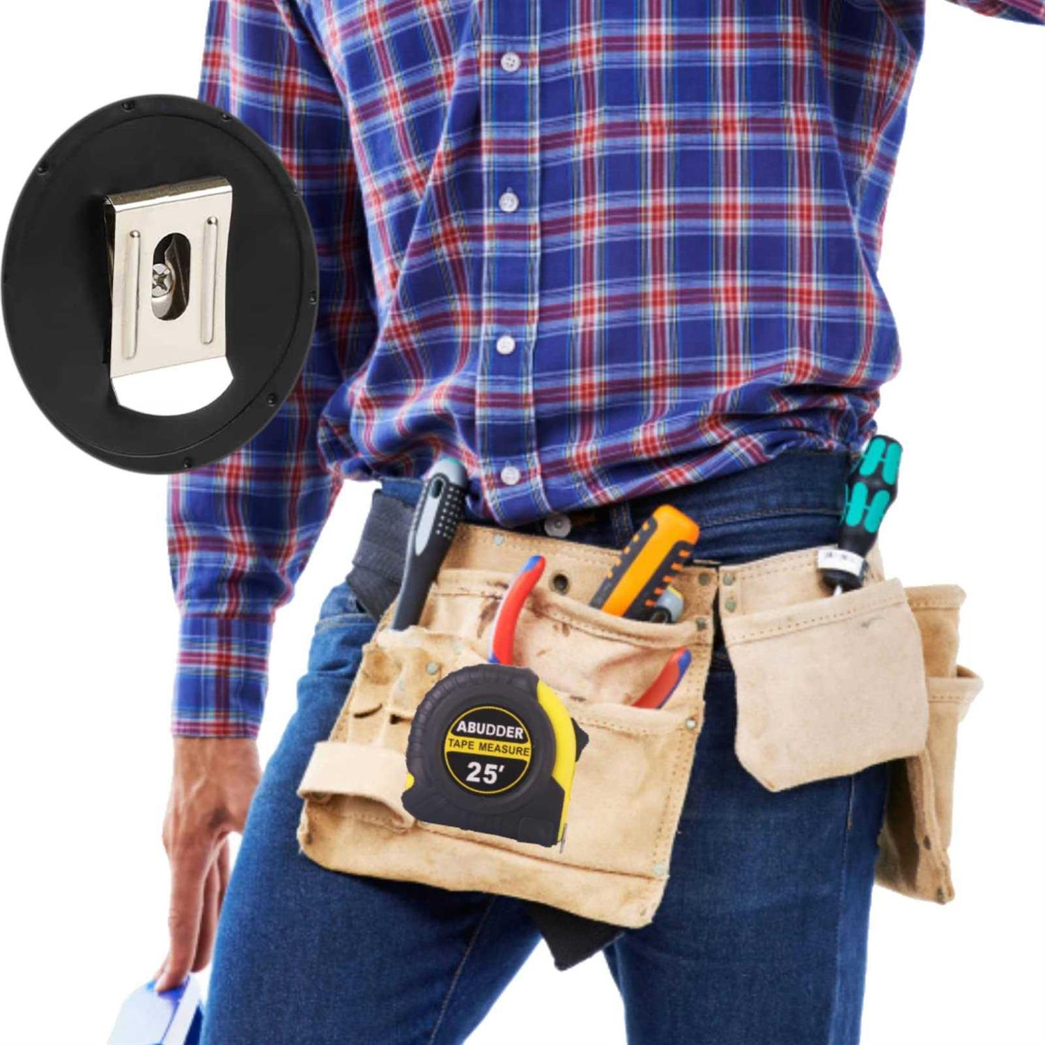 Tape Measure,Easy Read Measuring Tape Retractable with Fractions 1/8 - Image 4