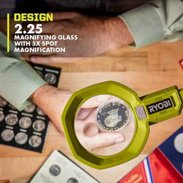 Ryobi ONE+ 18V Cordless LED Magnifying Clamp Light 2-Pack - Image 5
