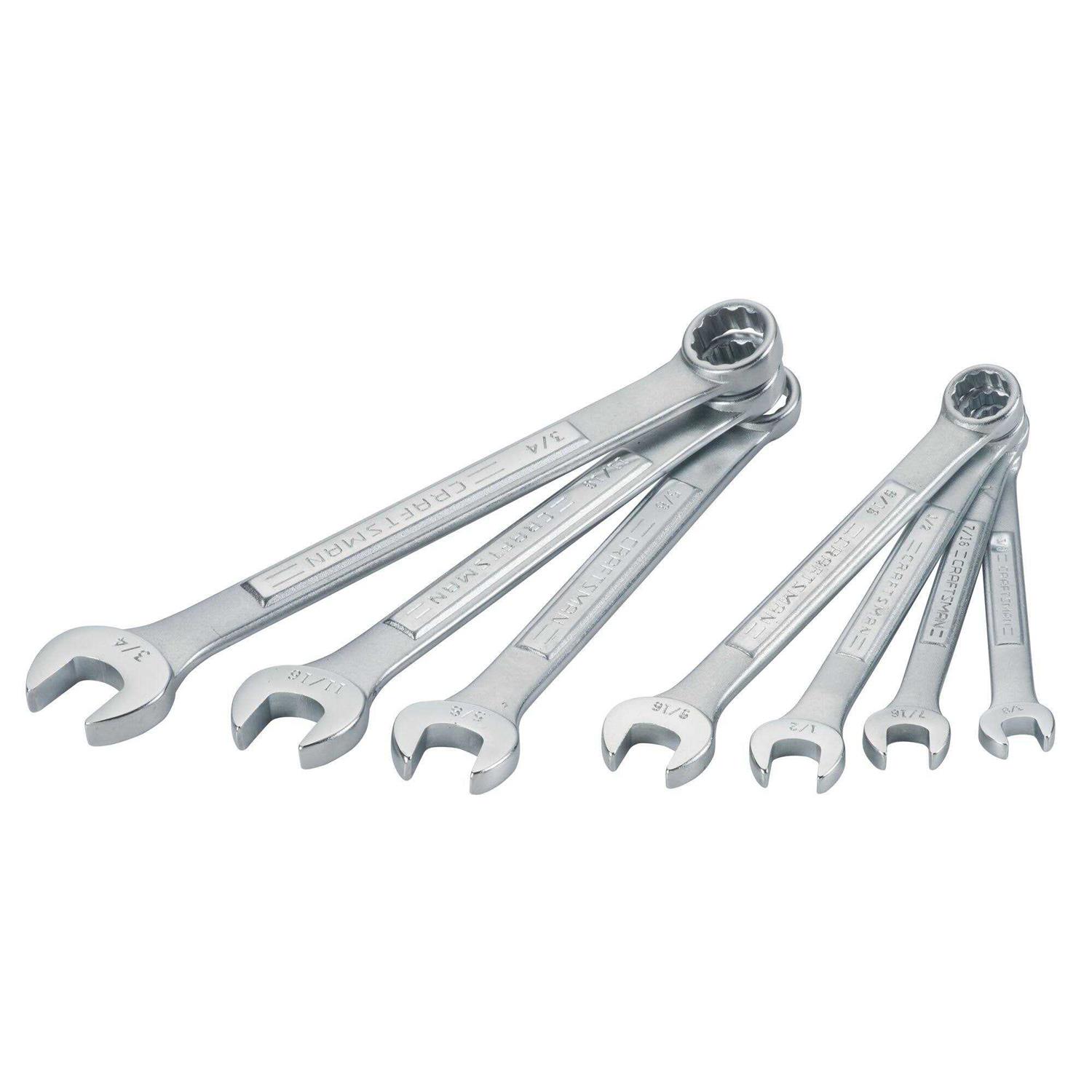 Craftsman SAE Combination Wrench Set 7 pc - Image 4