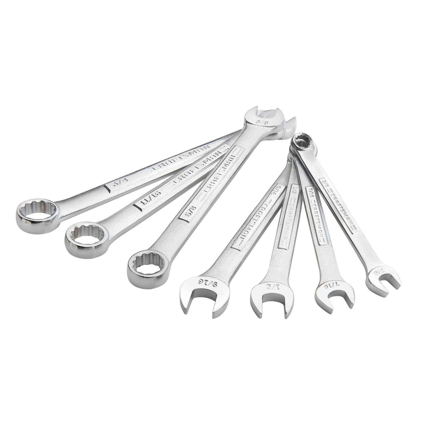 Craftsman SAE Combination Wrench Set 7 pc - Image 5