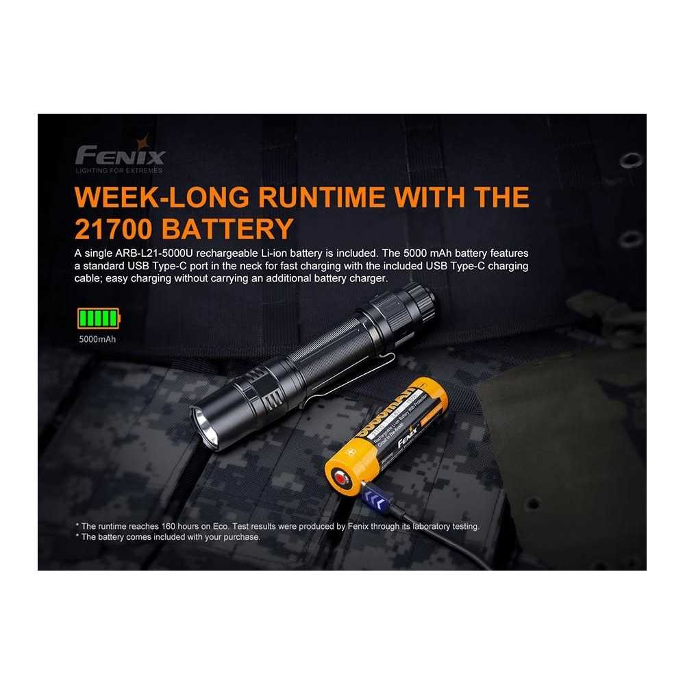 Fenix PD36 TAC Tactical Flashlight - Image 4