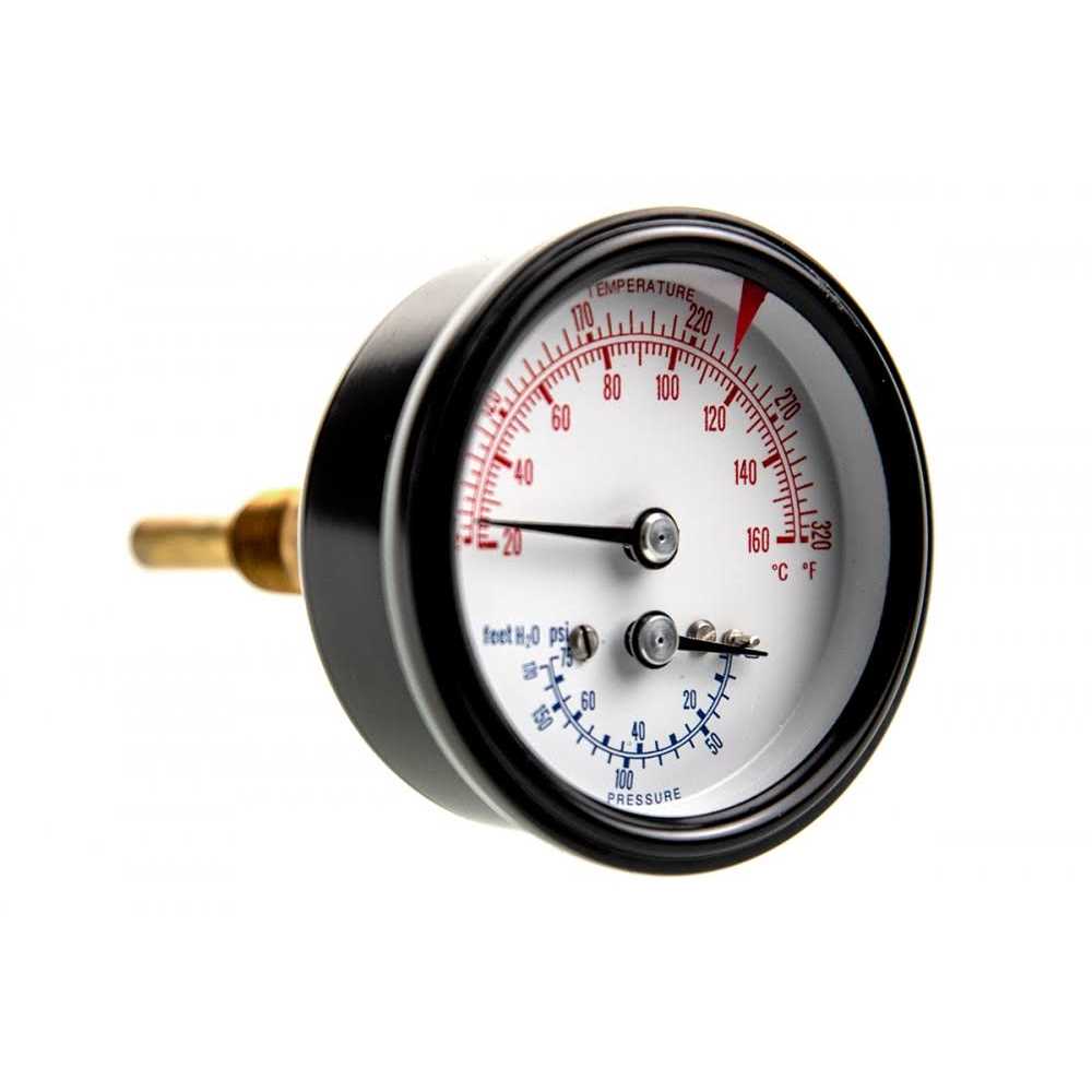 Weil-McLain 510218097 Combination Pressure-Temperature Gauge