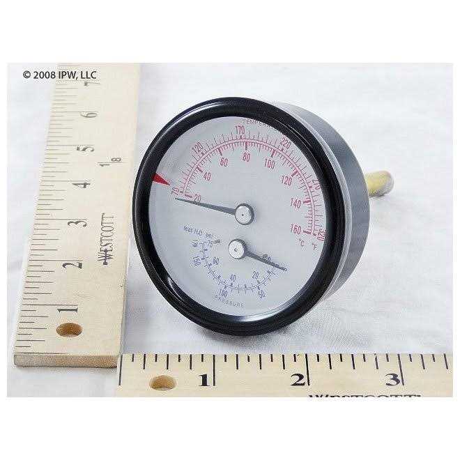 Weil-McLain 510218097 Combination Pressure-Temperature Gauge - Image 2