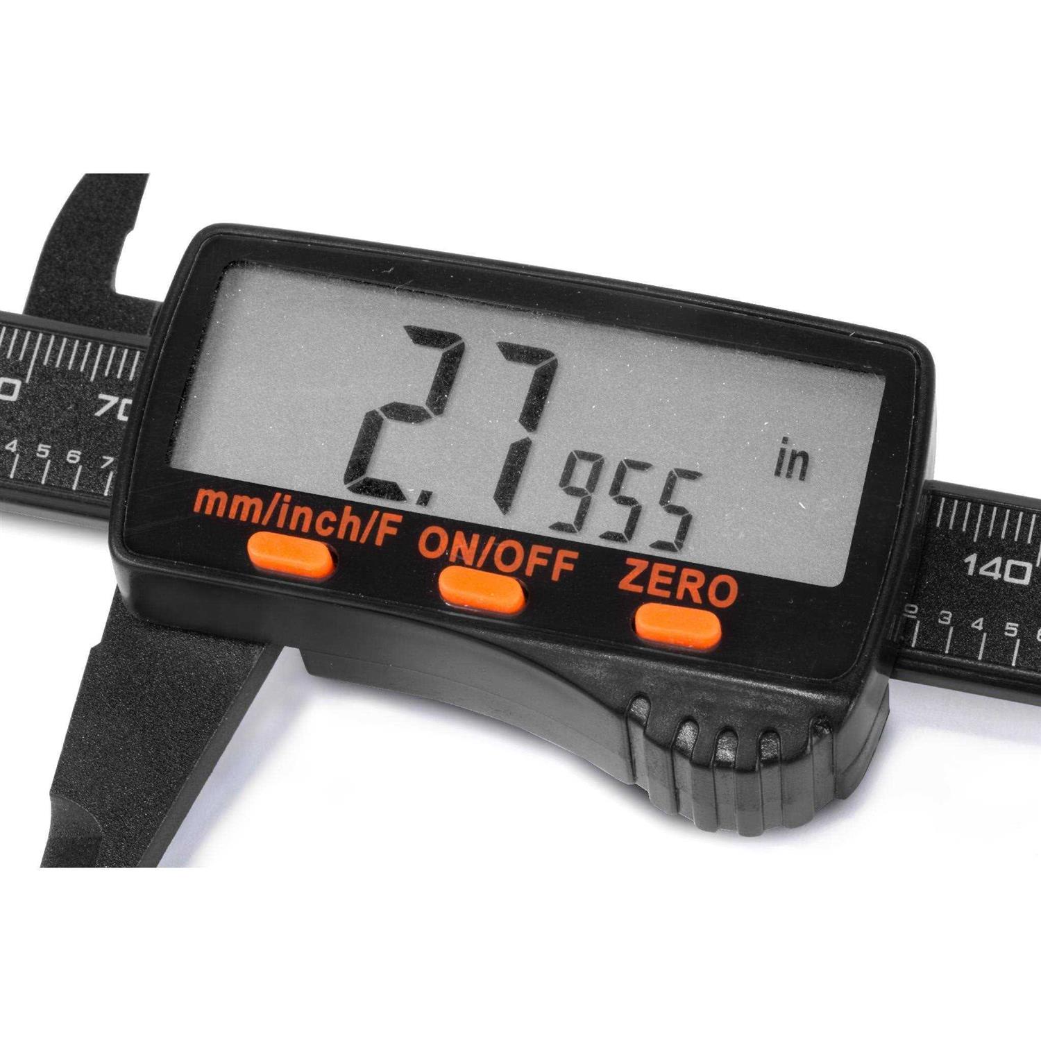 WEN Electronic 6.1-Inch Digital Caliper with LCD Readout and Storage Case - Image 3