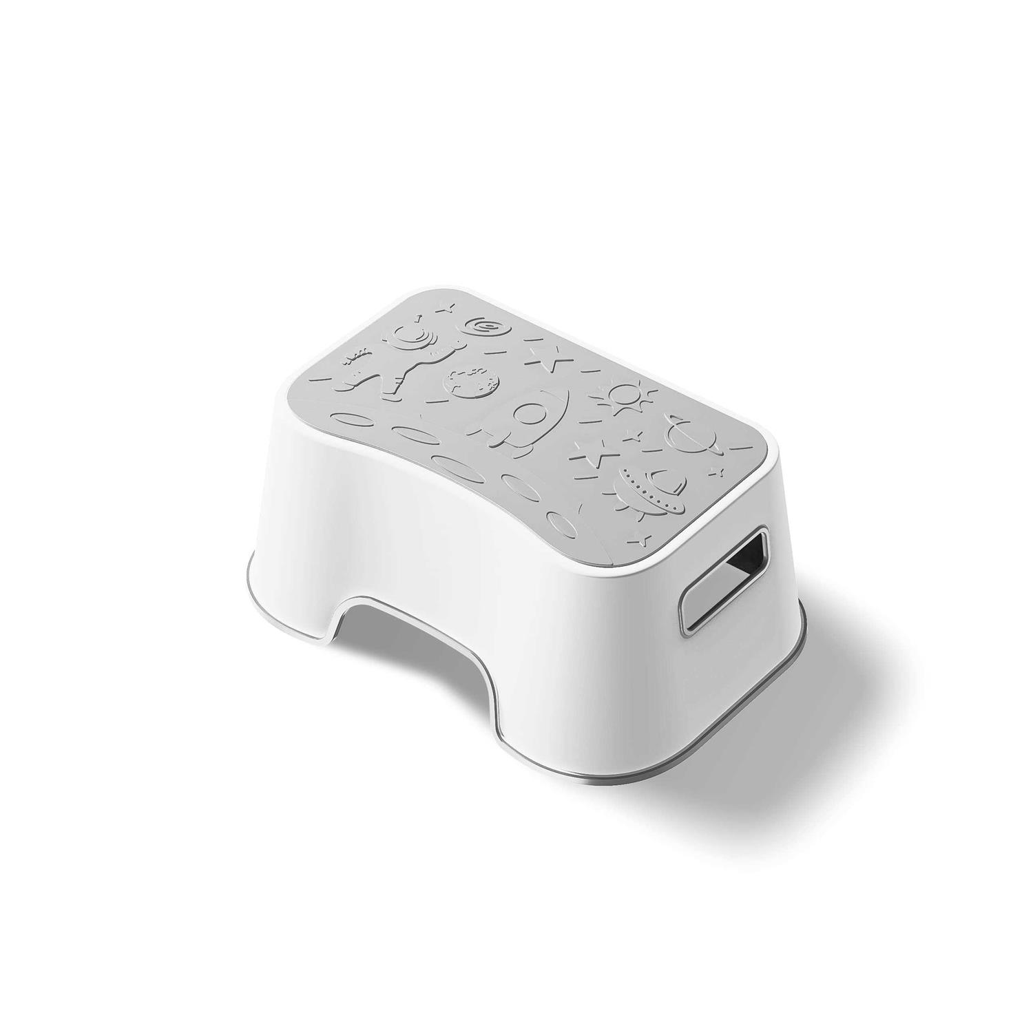 UNCLE WU Kids Step Stool Lightweight and Easy to Clean Bathroom Safety Bottom as Potty Training Stool