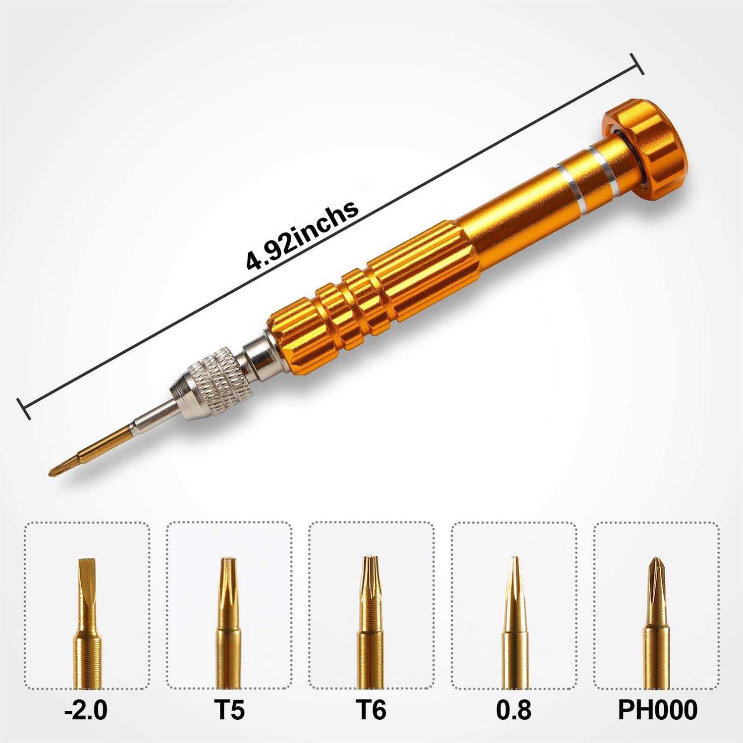 YANPLS Small Screwdriver Watch Glasses Mini Set Micro Precision Tiny Screwdriver Set - Image 3