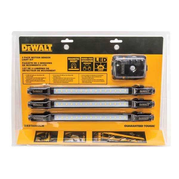 DeWalt 1,500-Lumen LED Motion Activated Magnetic Light Kit - Image 5