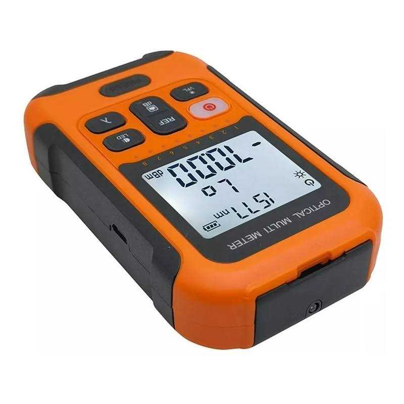 D YEDEMC Fiber Optic Cable Tester Portable Optical Fiber Power Meter FC/SC/ST Universal Interface Fiber Tester Built-in 2Mw Visual Fault Locator - Image 5