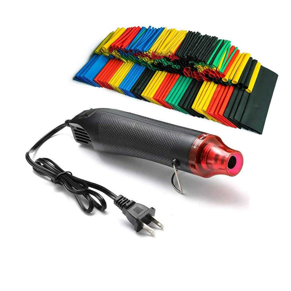Heat Shrink Tubing Kit,Mini Heat Gun +