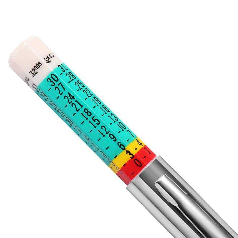 Tire Tread Depth Gauge Tread Depth Gauge Tire Gauges Color Coded Tire Depth Gauge - Image 3