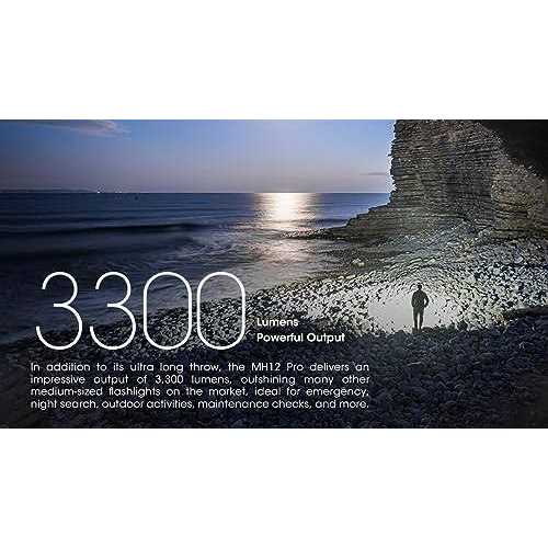 Nitecore MH12 Pro 3300 Lumen Superior Performance USB-C Rechargeable compact Flashlight - Image 4