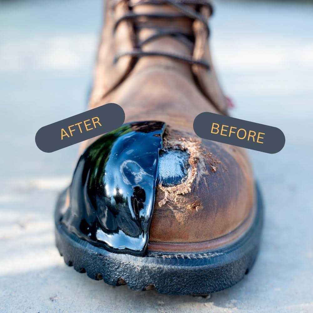 Tuff Toe Boot Repair Kit Combo APPLICATOR & Boot Bundle Combo Upgrade Leather Boot Seam Heel Shoe Adhesive to Resole - Image 5