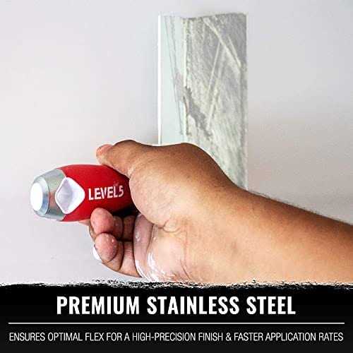 LEVEL5 Soft-Grip Stainless Steel Taping Knife - Image 3