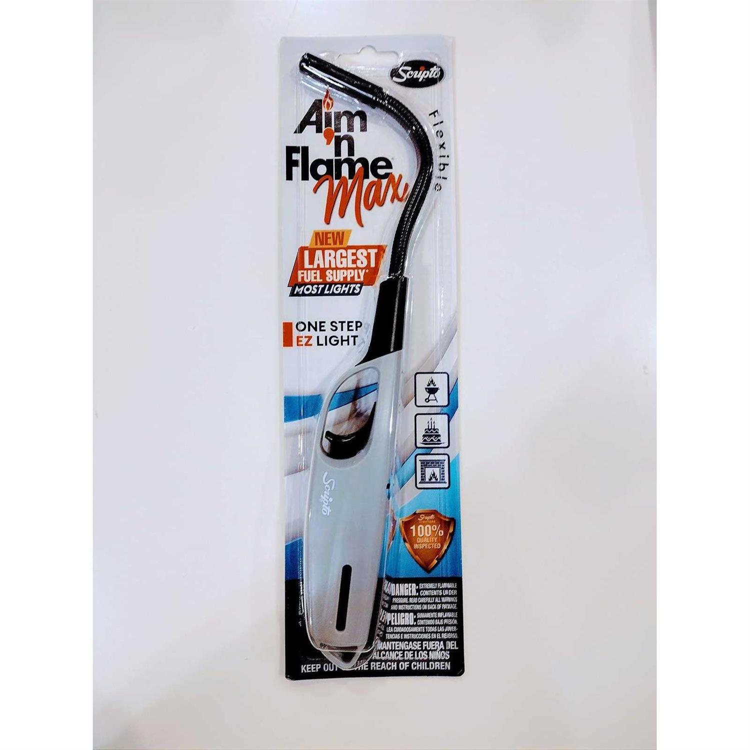 4 Pack Scripto Multi-Purpose Lighter BBQ Barbecue Camping Durable Lighters - Image 5