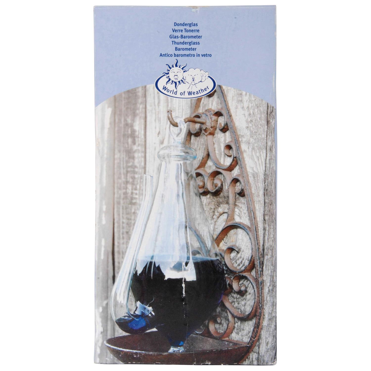 Esschert Design Weather Glass with Cast Iron Filigree Holder - Image 3