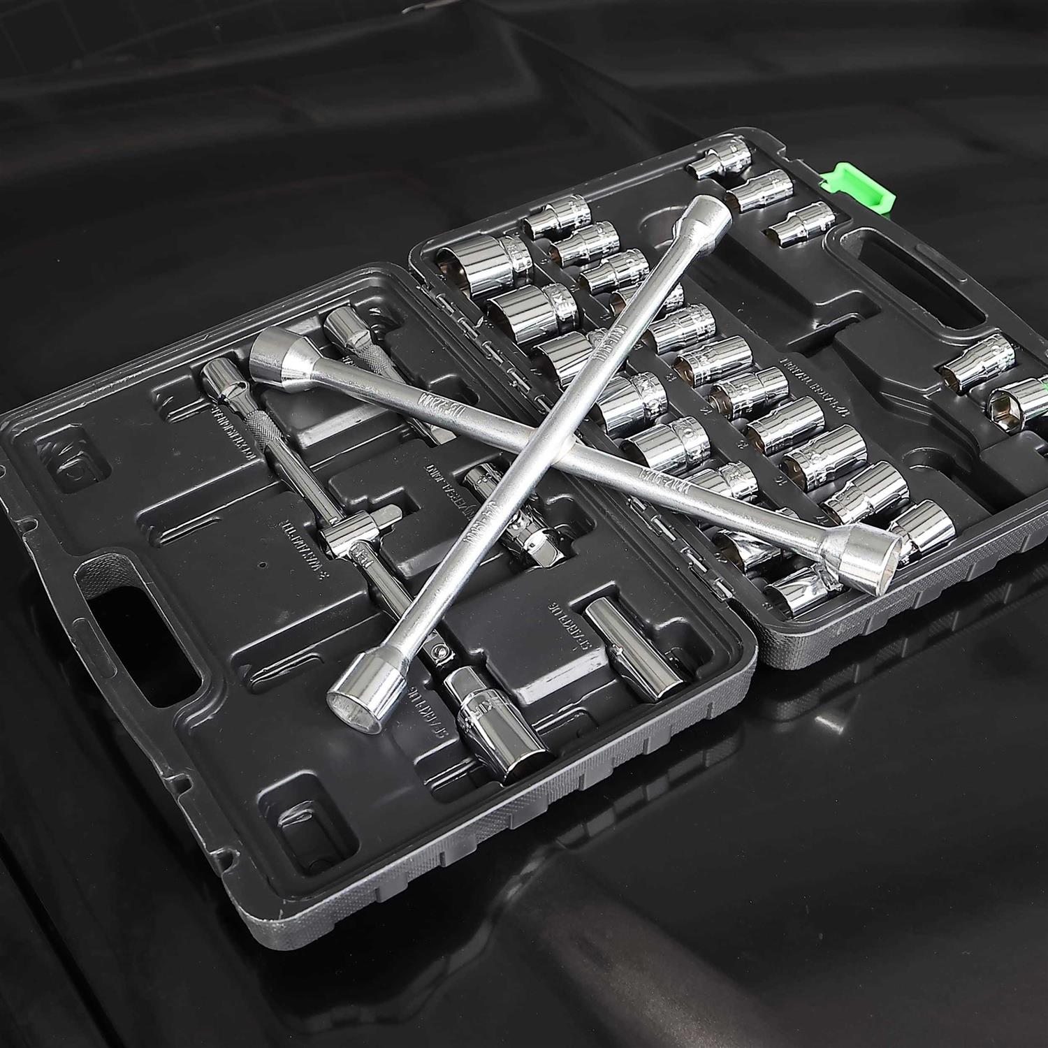 Bates Choice 14 inch Carbon Steel 4 Way Lug Wrench - Image 2