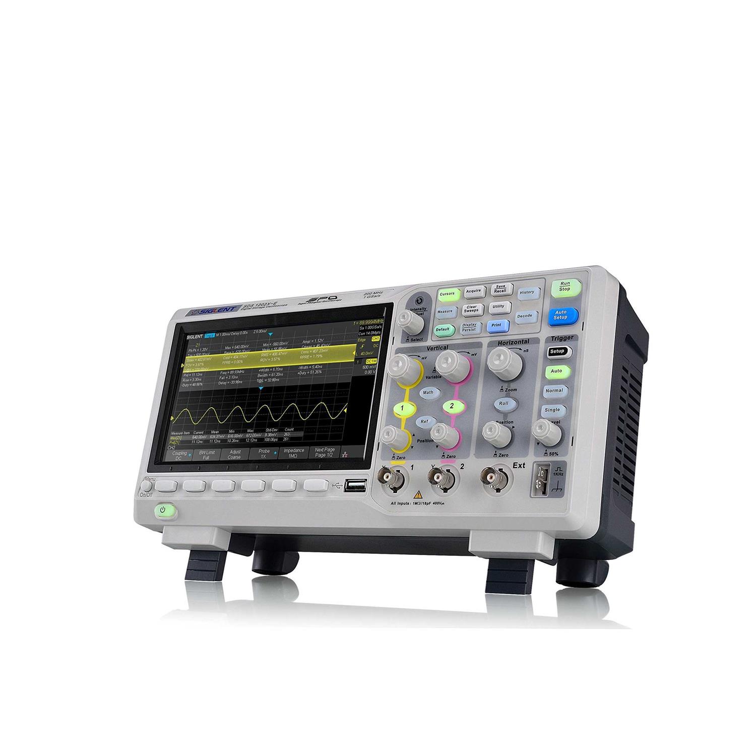 Siglent Technologies SDS1202X-E 200 mhz Digital Oscilloscope 2 Channels - Image 2