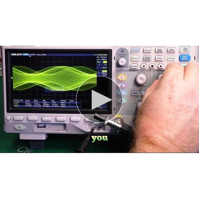 Siglent Technologies SDS1202X-E 200 mhz Digital Oscilloscope 2 Channels - Image 4