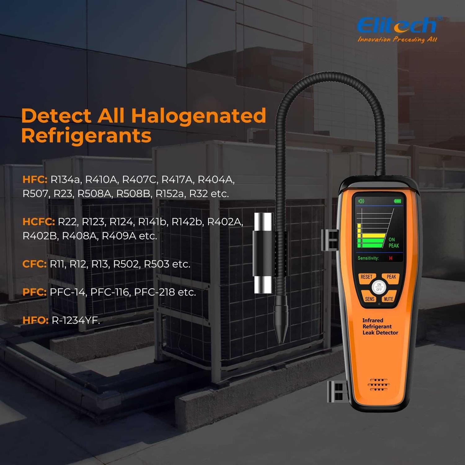 Elitech Ild-200 Infrared High Sensitivity Refrigerant Leak Detector - Image 5