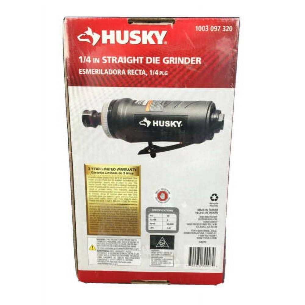 Husky 1/4 in. Straight Die Grinder H4220 - Image 5