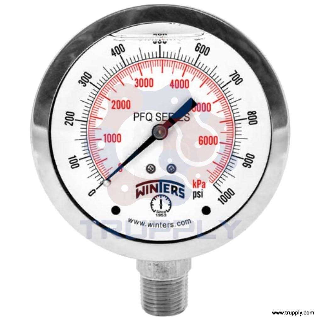 Winters PFQ803LF Gauge Pressure 0 to 60 psi - Image 3
