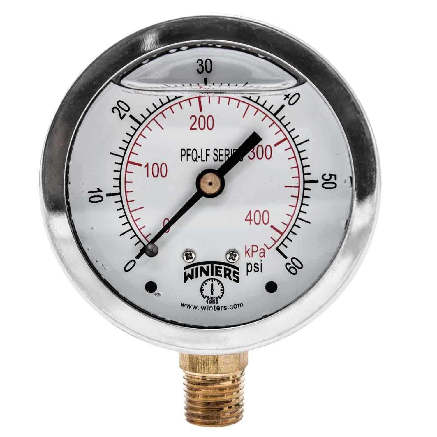 Winters PFQ803LF Gauge Pressure 0 to 60 psi - Image 4