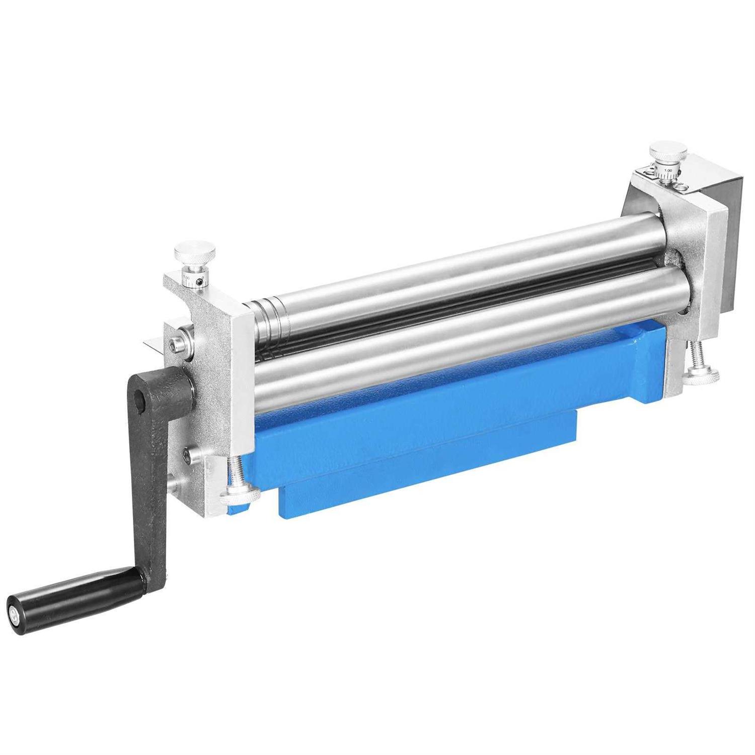 VEVOR Slip Roll Machine Forming Width Gauge Capacity Sheet Metal Slip Roller Rolling Bending Machine with 2 Detachable Rollers - Image 3