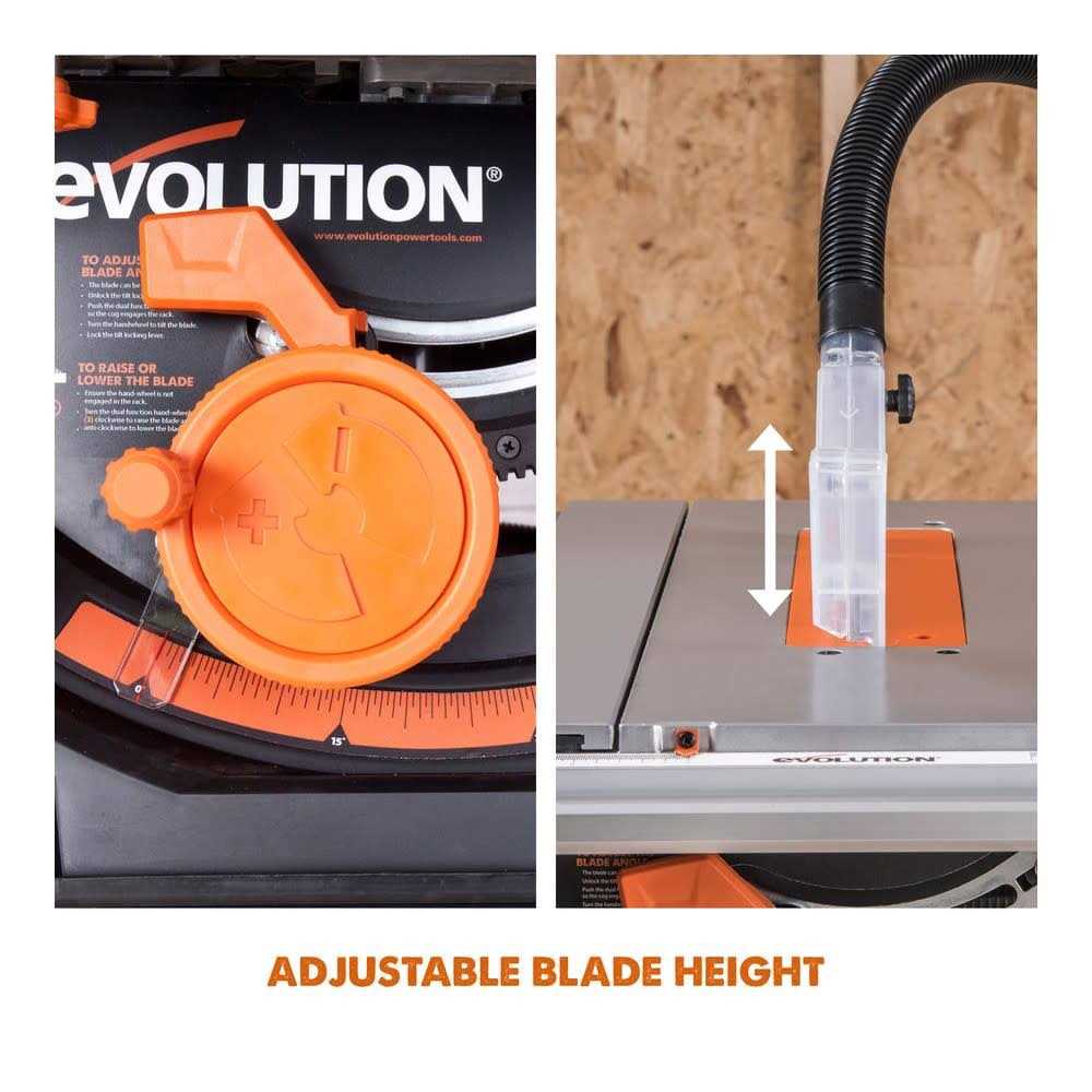 Evolution Power Tools 15 Amp 10 in. Multi-Material Table Saw RAGE5-S - Image 5