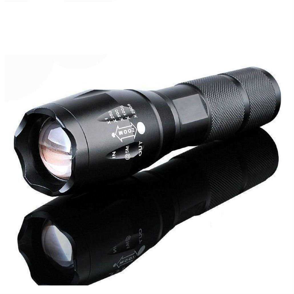 10000 Lumens XM-L T6 Zoomable Tactical Military LED 18650 Flashlight Torch Lamp - Image 5
