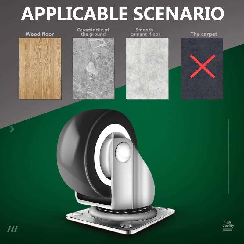 YCRRVAE Furniture Mover Dolly with Lifter 4 Wheel Furniture Dolly 800 LB Load Capacity - Image 4