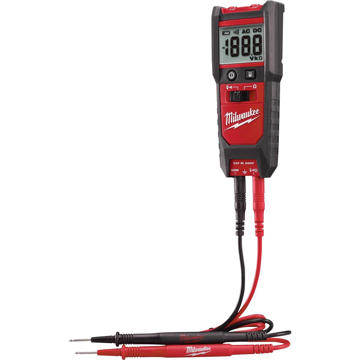 Milwaukee 2213-20 Auto Voltage/Continuity Tester with Resistance - Image 2