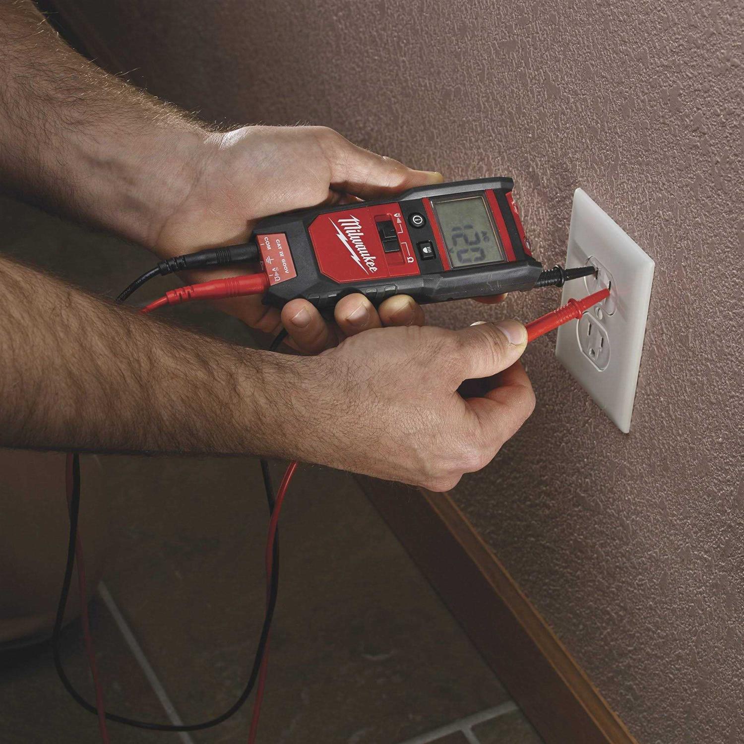 Milwaukee 2213-20 Auto Voltage/Continuity Tester with Resistance - Image 5