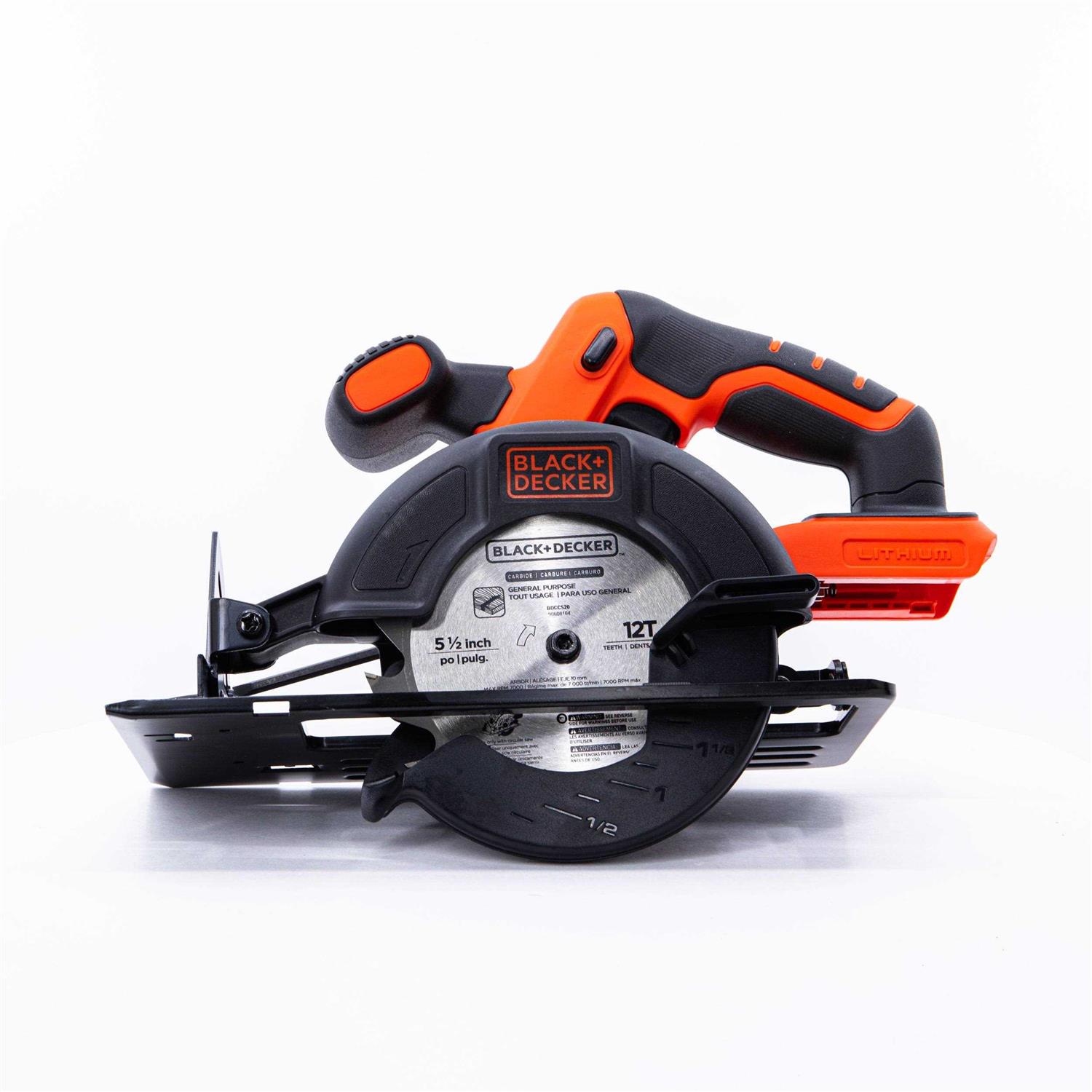 BLACK+DECKER Bdccs20c 20V Max Cordless Circular Saw - Image 5